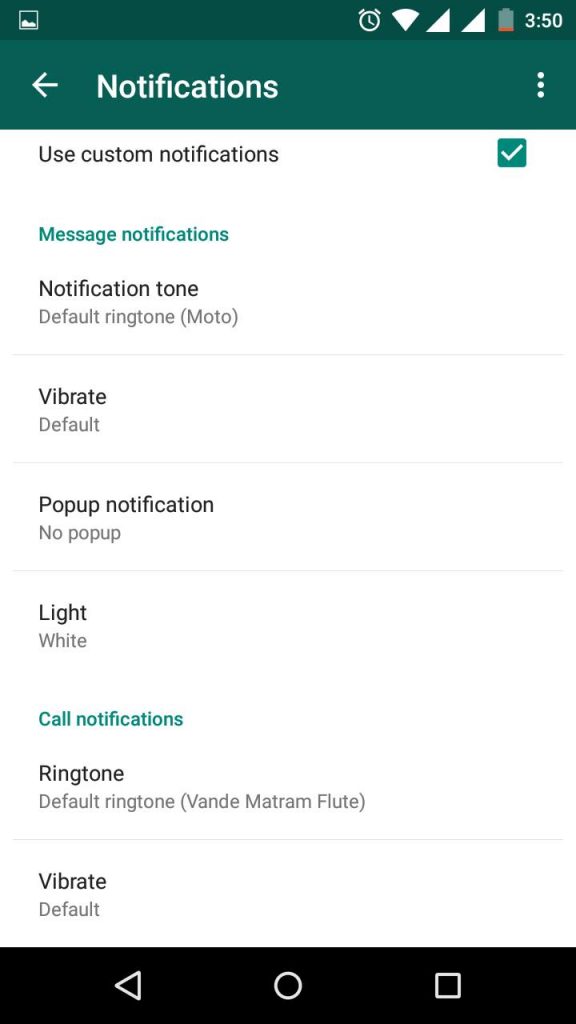 change whatsapp notification sound windows desktop app