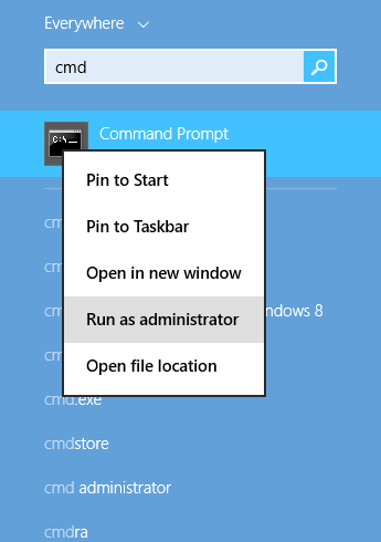 How to open Command Prompt as administrator